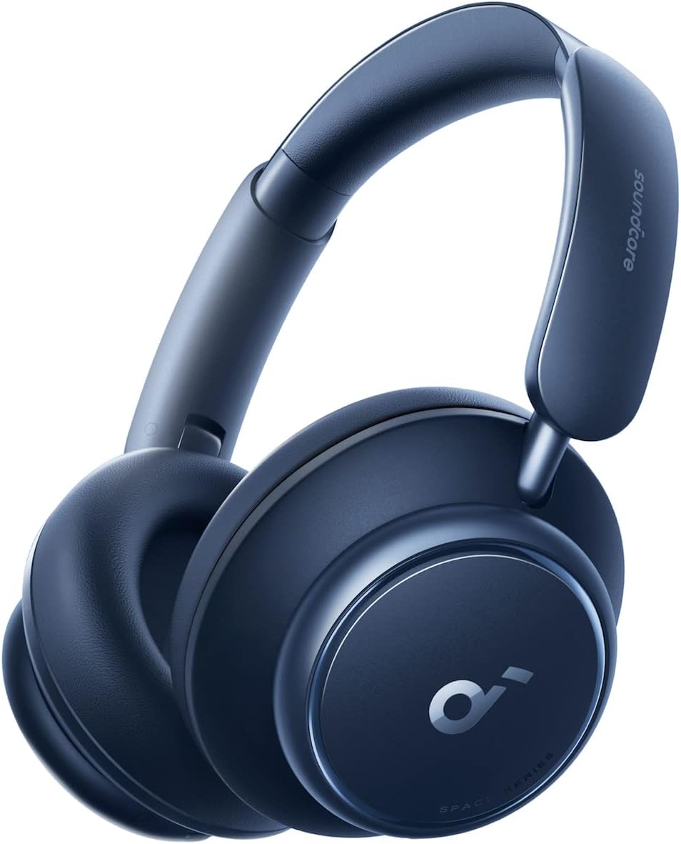 Anker Soundcore Space Q45, Bluetooth 5.3 Wireless Headphone, Up to 65 Hours of Music Playback / Ultra Noise Canceling 2.0 / LDAC / Hi-Res Compatible (Wireless/Wired) / Multi-Point Support / Ambient