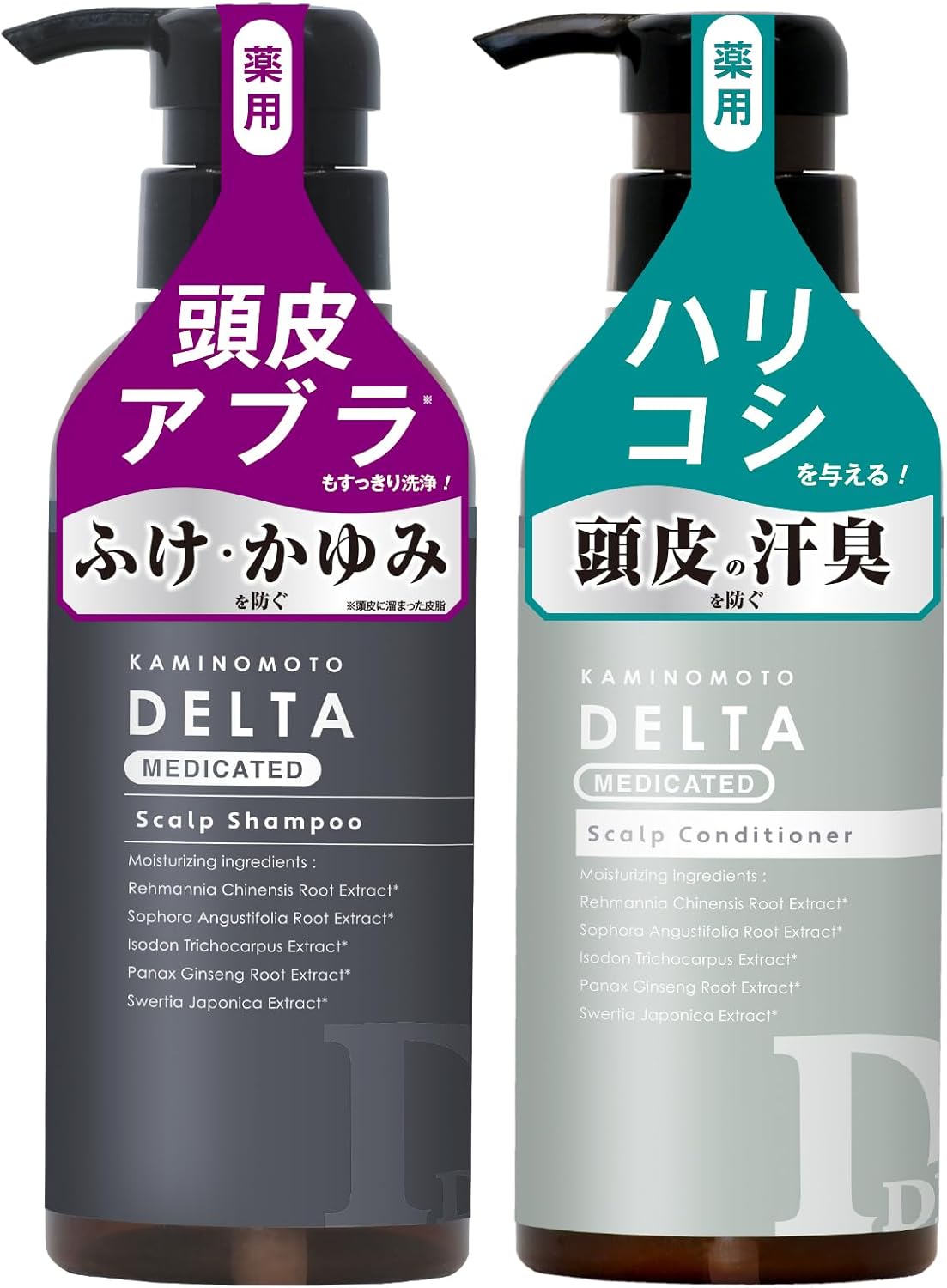 Kaminosu Delta Medicated Shampoo 300mL for Men and Women - Scalp Shampoo Scalp Care Dandruff Itch External Medicine