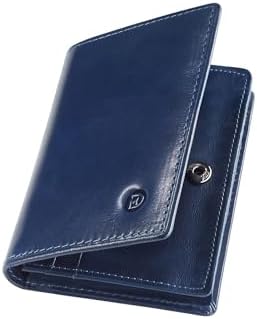 Modiko Men's Business Card Holder, Genuine Leather, Made in Japan, Himeji Leather, Large Capacity, 60 Pieces, 6 Pockets, No Breaking, Snap Button, Easy to Access, Yellow, green