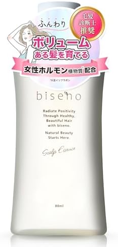 【Organic Certified Hair Growth Agent】biseno Scalp Essence for Women - Thinning Hair, Hair Loss, Hair Growth, Hair Growth Promotion - 8 Effective Ingredients - Medical External Product - 80ml