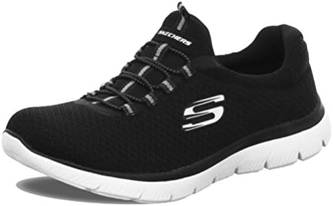 SKECHERS Ladies Summit 12980 Ｂｌａｃｋ/Ｗｈｉｔｅ Sneaker