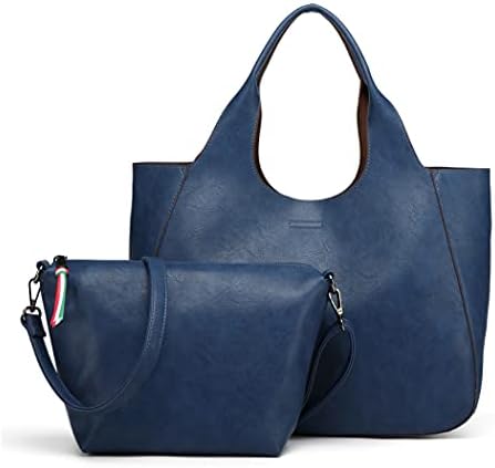 Gusio Basic 120486 Women's 3-Way Tote Bag x Shoulder Bag in Bag Set, PU Leather, Lightweight, A4 Compatible