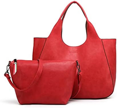 Gusio Basic 120486 Women's 3-Way Tote Bag x Shoulder Bag in Bag Set, PU Leather, Lightweight, A4 Compatible