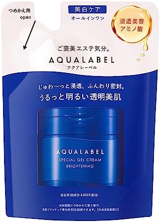 Aqua Label Special Gel Cream EX (Brightening) 90 g (3.2 oz) Main Product 4MSK Vitamin E Derivative All-in-One Gel Whitening Care [Quasi-Drug]