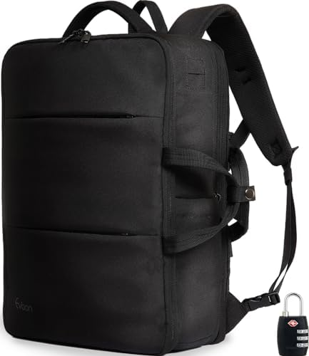 Evoon Men's Multi Business Backpack 4.0 Rucksack, Business Backpack, 9.8 gal (35 L), Large Capacity, Travel Bag, Expansion Function, Water Repellent, USB, 15.6 inch