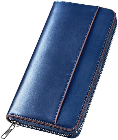 Wallet, Men's, Tochigi Leather, Long Wallet, Genuine Leather, Large Capacity, YKK Zipper, Made by Top Craftsmen, Women's Wallet, Cowhide Leather, Coin Purse, Compact, Simple, Plain, For Men