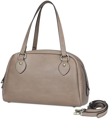 F.ZH Women's Mini Tote Bag Crossbody Handbag Lightweight Large Capacity Waterproof PU Leather Cute Fashionable Shoulder Bag Mother's Day Gift Present