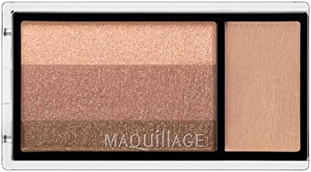 MAQUILLAGE Dramatic Eye Color (Multi) OR341 Orange Mousse Cake 2.5g | Eye Shadow | Powder Type | Unscented | Eye Makeup for Larger Eyes, Single Color, Free Combination, Eye Concealer |