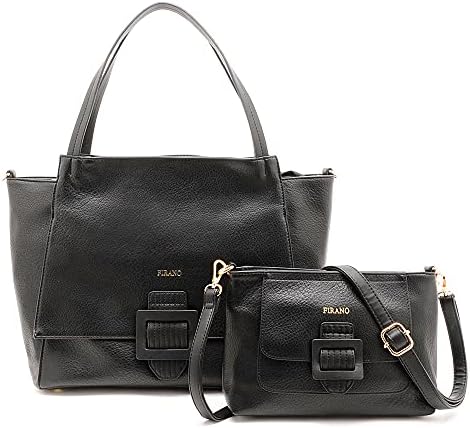 402398 Tote Bag & Shoulder Bag Set with Buckle, Women's, Filano, Work, Business Bag, Large Tote Bag, Actress Tie Up Magazine, 2-Piece Set, Large Size