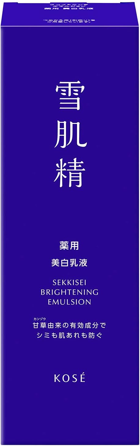 Sekkkisei Whitening Emulsion, Quasi-drug, Medicinal Sekkisei Brightening Emulsion, Body, 140ml Milky Lotion, Whitening, Skin Blemishes, Dullness, Pearl Barley, Licorice, Chinese Medicine, Japanese