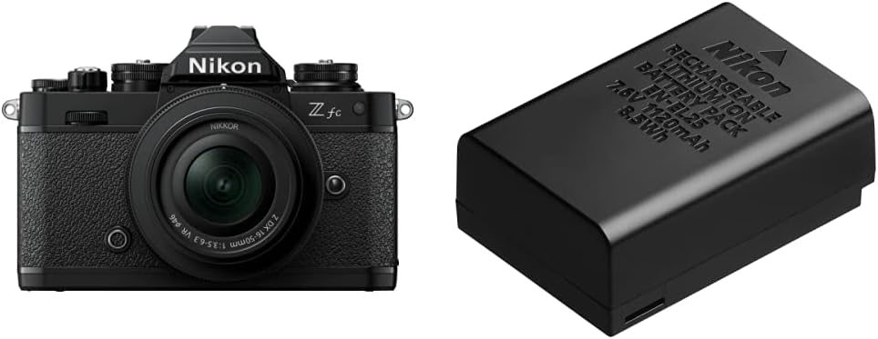 [Set] Nikon Mirrorless Single Lens Z fc Body, Black, Zfc & Nikon Wide Angle Power Zoom Lens, Nikkor Z DX 12-28mm f/3.5-5.6 PZ VR Z Mount APS-C & Lens Hood HB-112