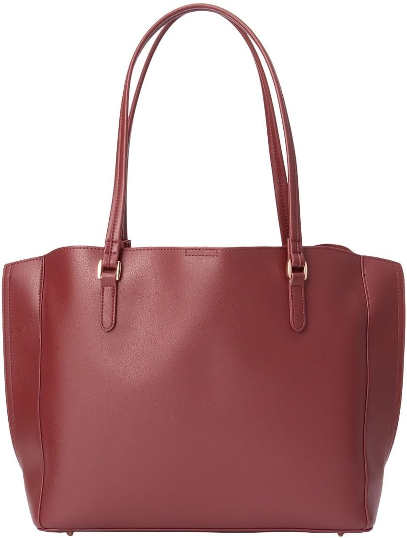 Honeys Handbag Women's Tote Bag for Commuting, Lightweight, Large Capacity, Shoulder Strap, Office, Faux Leather, Key Hook, Lightweight A4 Tote 2771218561