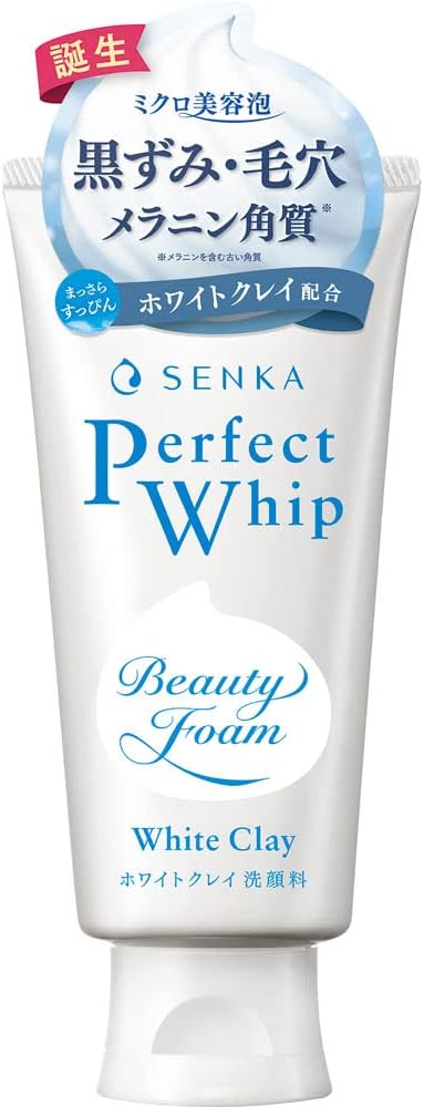 Senka Perfect Whip White Clay Wash Set of 3, 4.2 oz (120 g)