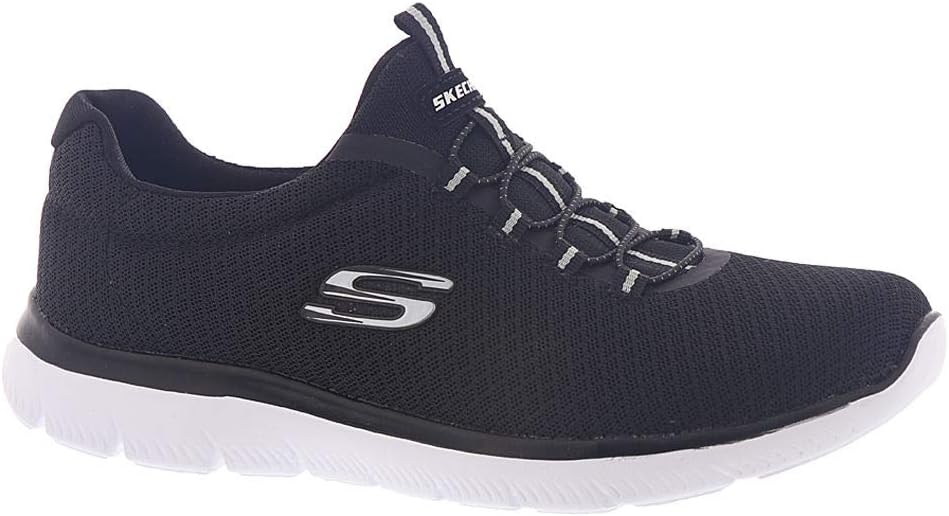 SKECHERS Ladies Summit 12980 Ｂｌａｃｋ/Ｗｈｉｔｅ Sneaker