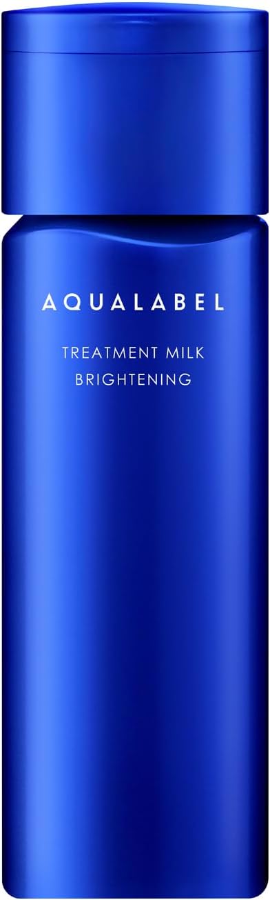 Aqua Label Treatment Milk (Brightening), Very Moist 4.6 fl oz (130 ml), Main Body, CICA Glycylglycine 4MSK, Emulsion, Whitening Care (Quasi-Drug) Released in February 2024