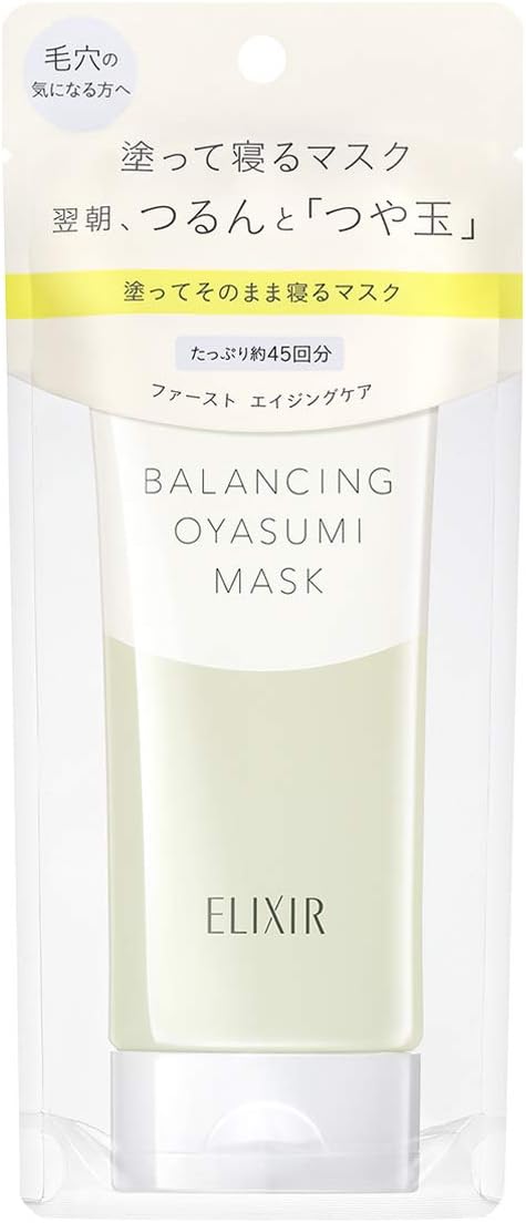 ELIXIR Elixir Balancing Sleep Mask 90g Gel Type Face Mask Night Use Pack Pore Care Moisturizing Dew Drop Reflet Shiseido