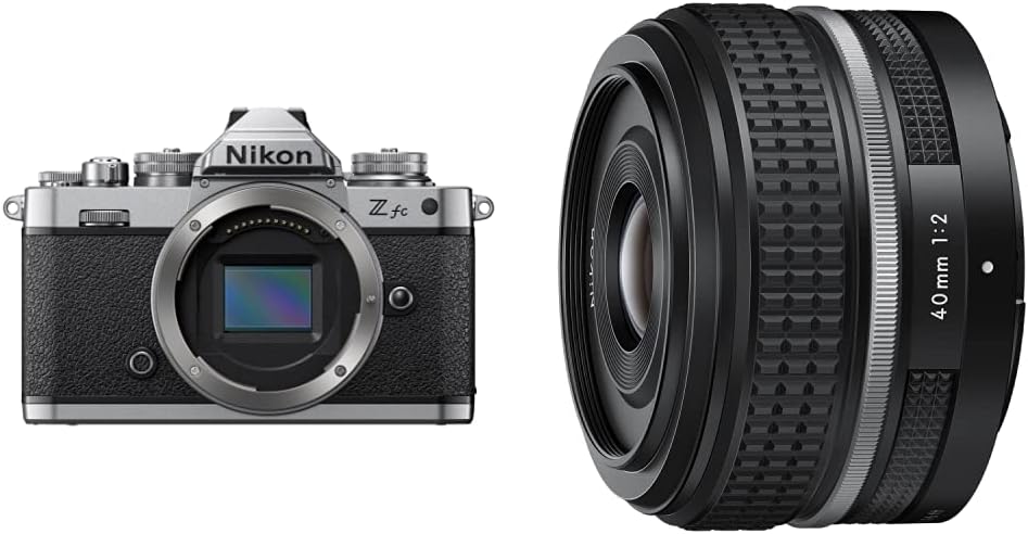 [Set] Nikon Mirrorless Single Lens Z fc Body, Black, Zfc & Nikon Wide Angle Power Zoom Lens, Nikkor Z DX 12-28mm f/3.5-5.6 PZ VR Z Mount APS-C & Lens Hood HB-112