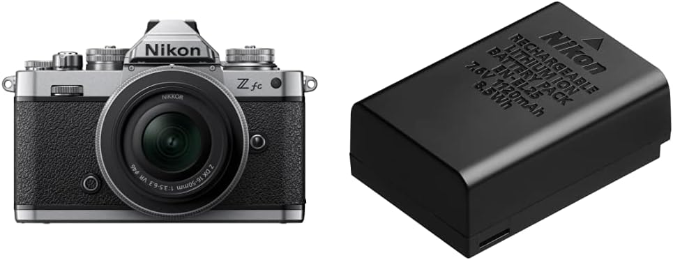 [Set] Nikon Mirrorless Single Lens Z fc Body, Black, Zfc & Nikon Wide Angle Power Zoom Lens, Nikkor Z DX 12-28mm f/3.5-5.6 PZ VR Z Mount APS-C & Lens Hood HB-112