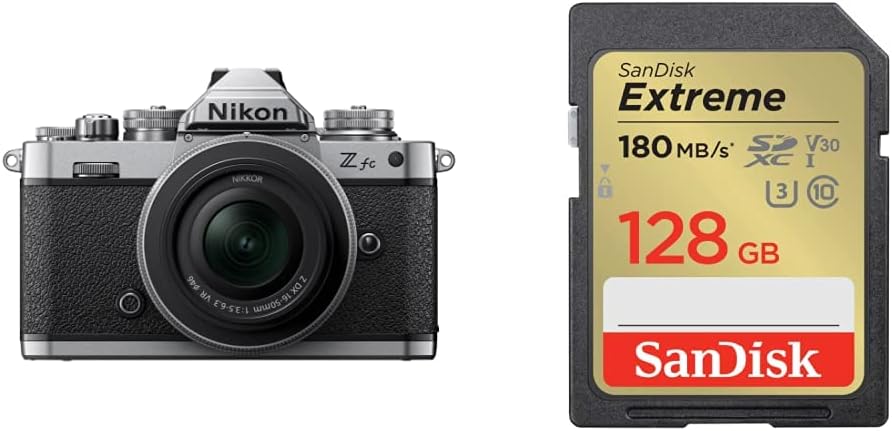 [Set] Nikon Mirrorless Single Lens Z fc Body, Black, Zfc & Nikon Wide Angle Power Zoom Lens, Nikkor Z DX 12-28mm f/3.5-5.6 PZ VR Z Mount APS-C & Lens Hood HB-112