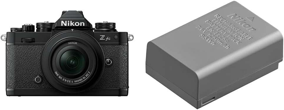 [Set] Nikon Mirrorless Single Lens Z fc Body, Black, Zfc & Nikon Wide Angle Power Zoom Lens, Nikkor Z DX 12-28mm f/3.5-5.6 PZ VR Z Mount APS-C & Lens Hood HB-112