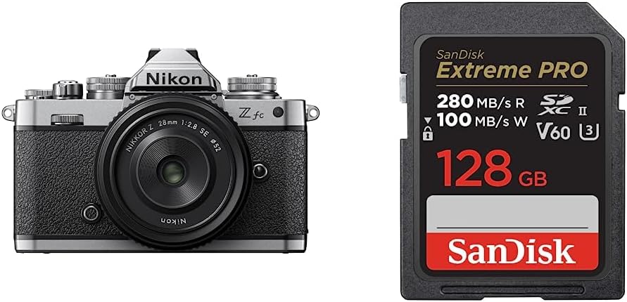 [Set] Nikon Mirrorless Single Lens Z fc Body, Black, Zfc & Nikon Wide Angle Power Zoom Lens, Nikkor Z DX 12-28mm f/3.5-5.6 PZ VR Z Mount APS-C & Lens Hood HB-112