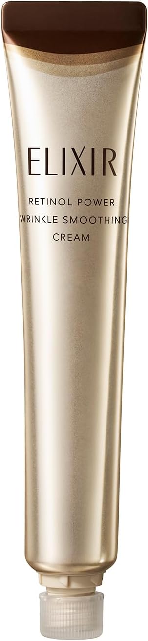ELIXIR ELIXIR Retino Power Wrinkle Cream ba L 0.7 oz | Cream & Eye Cream | Cream | Pleasant Aqua Floral Scent | Wrinkle Improvement | Aging Care | Pure Retinol | Shiseido