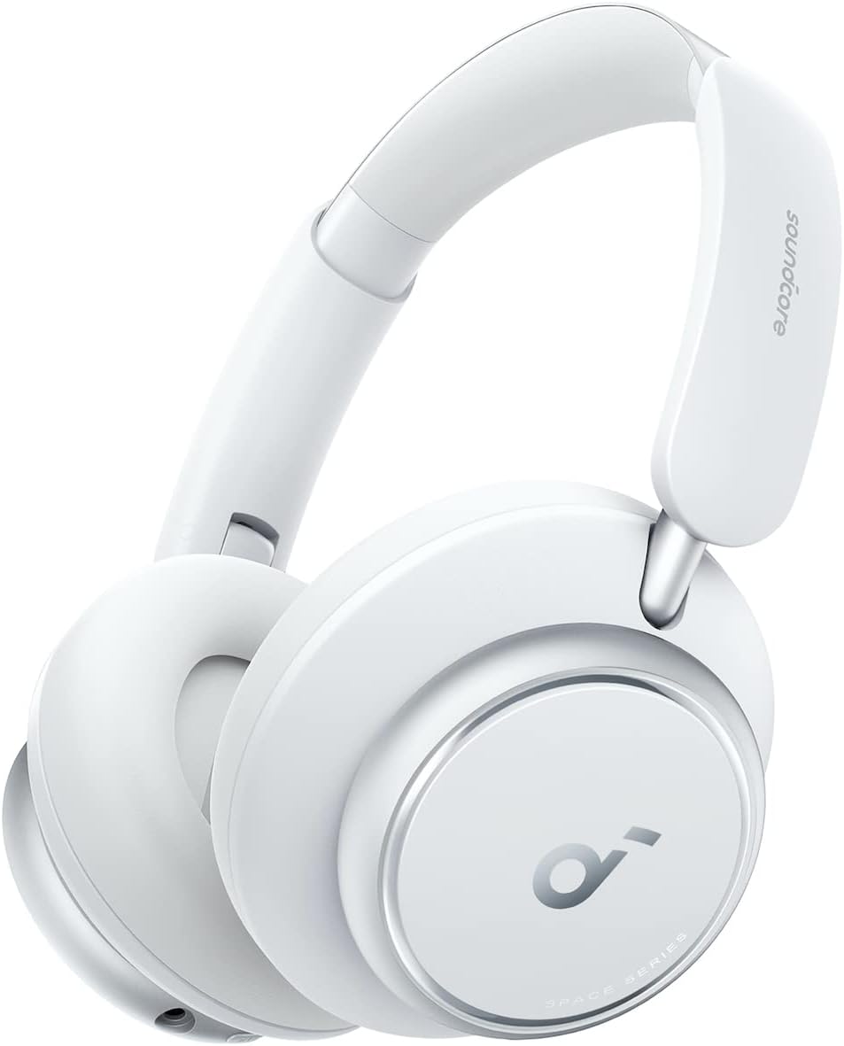 Anker Soundcore Space Q45, Bluetooth 5.3 Wireless Headphone, Up to 65 Hours of Music Playback / Ultra Noise Canceling 2.0 / LDAC / Hi-Res Compatible (Wireless/Wired) / Multi-Point Support / Ambient