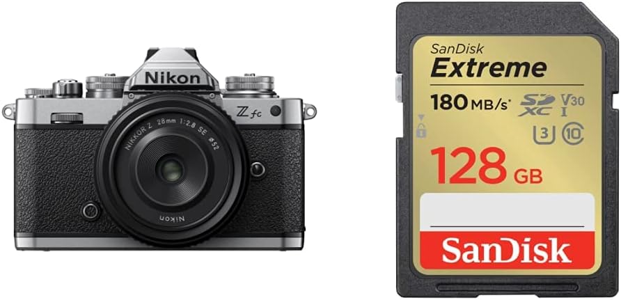 [Set] Nikon Mirrorless Single Lens Z fc Body, Black, Zfc & Nikon Wide Angle Power Zoom Lens, Nikkor Z DX 12-28mm f/3.5-5.6 PZ VR Z Mount APS-C & Lens Hood HB-112