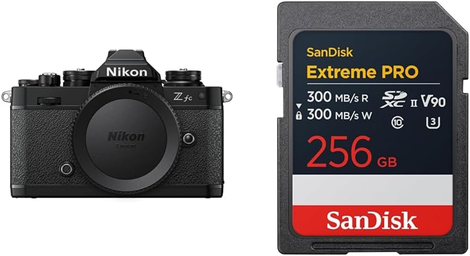 [Set] Nikon Mirrorless Single Lens Z fc Body, Black, Zfc & Nikon Wide Angle Power Zoom Lens, Nikkor Z DX 12-28mm f/3.5-5.6 PZ VR Z Mount APS-C & Lens Hood HB-112