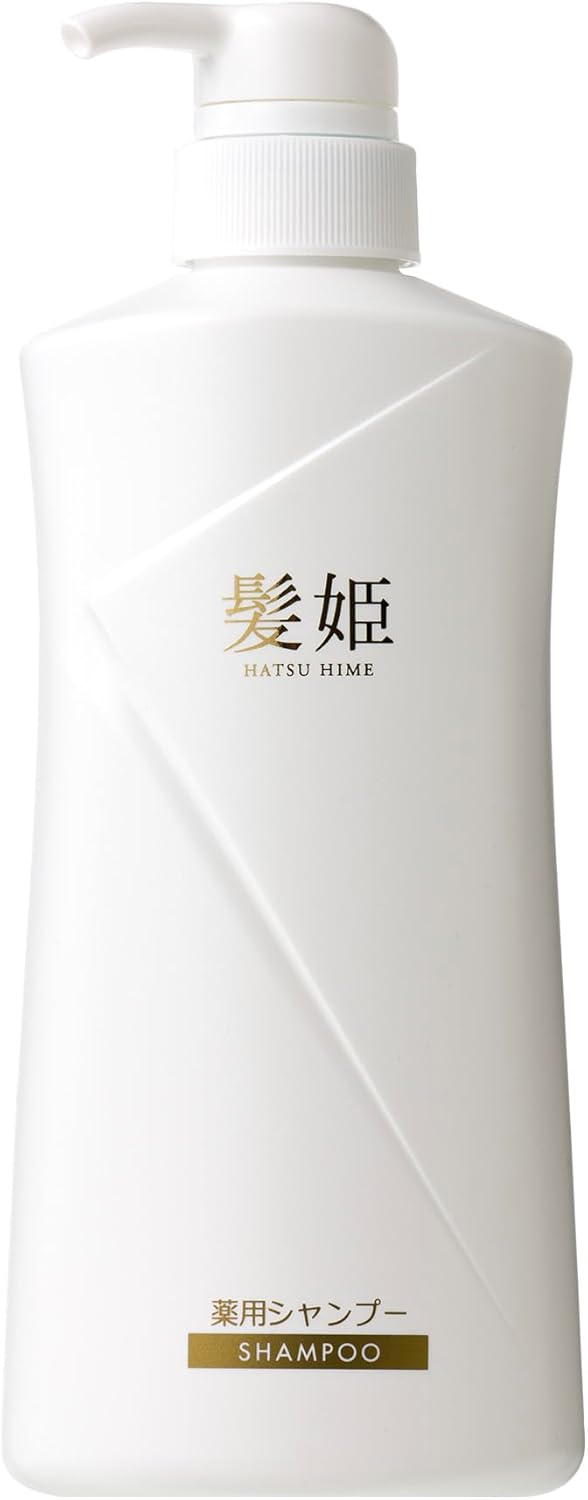 Baskrin Hair Hime [Quasi-drug] Shampoo Medicated Shampoo for Women Hair Growth Shampoo, Hair Growth Support, Prevents Dandruff and Itching, Herbal Medicine Active Ingredients, Disinfectant