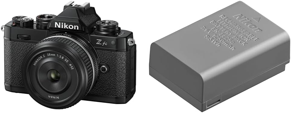 [Set] Nikon Mirrorless Single Lens Z fc Body, Black, Zfc & Nikon Wide Angle Power Zoom Lens, Nikkor Z DX 12-28mm f/3.5-5.6 PZ VR Z Mount APS-C & Lens Hood HB-112