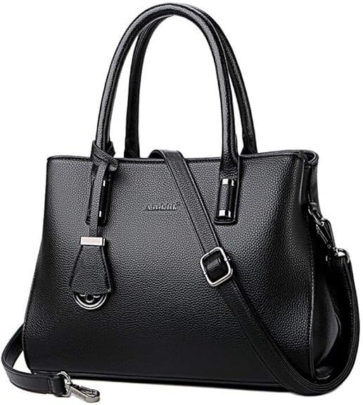 SISUCO Women's Handbag, Genuine Leather, Popular, Square Bag, 2-Way Mother's Bag, Business Bag, Formal, Shoulder Bag, Luxury, Crossbody Bag, Crime Prevention, Stylish, Work or School Travel, OL,