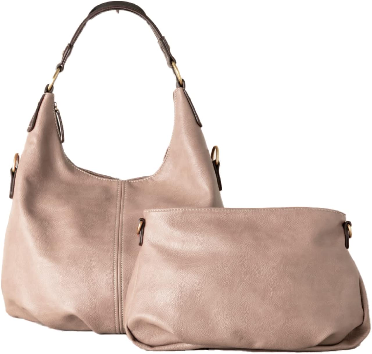 [QUAY] [Imai Bag] 3-way 2-way Synthetic Leather Handbag, Tote Bag, Shoulder Bag, Includes Pouch, Inner Bag, Simple, Bag, Lightweight, Large Capacity, Bag, Documents, Bag, Zipper, Women's, Present,