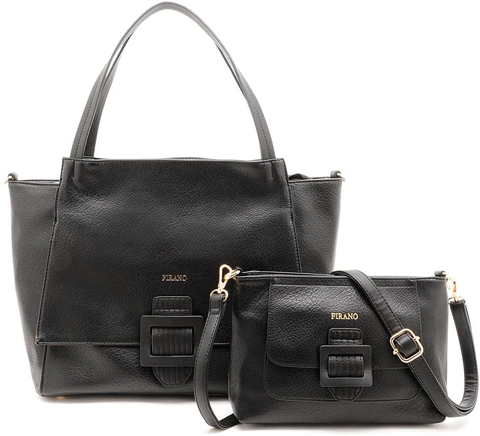 402398 Tote Bag & Shoulder Bag Set with Buckle, Women's, Filano, Work, Business Bag, Large Tote Bag, Actress Tie Up Magazine, 2-Piece Set, Large Size