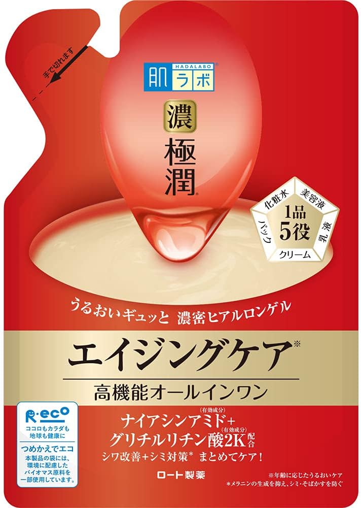 Hada Labo Gokujun Medicinal Firming Lotion Anti-Aging Care [Over-the-counter drug] Fragrance-free 170ml / 5.75 fl oz