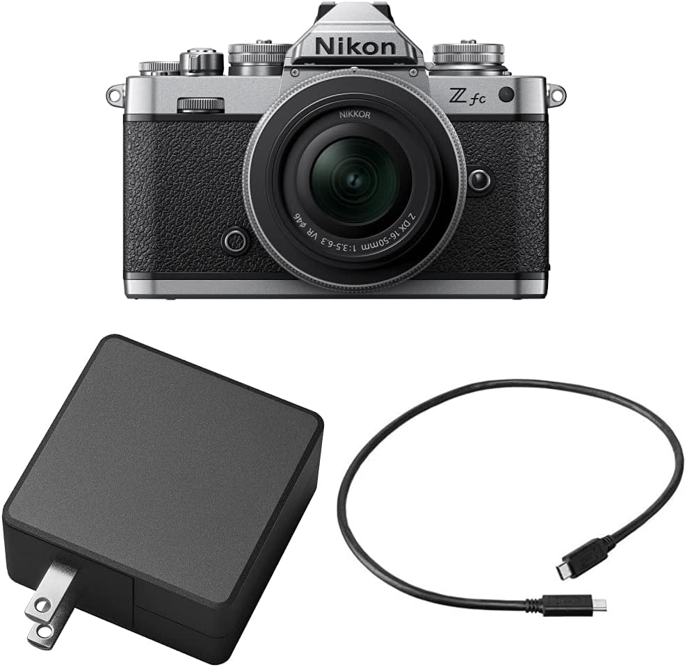Nikon Z fc LK16-50SL Mirrorless SLR Camera Z fc Lens Kit NIKKOR Z DX 16-50mm f/3.5-6.3 VR Silver Included