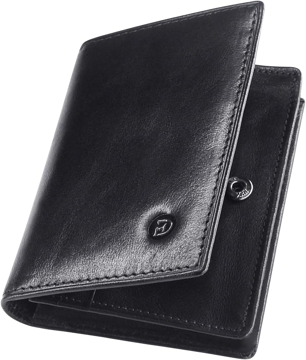 Modiko Men's Business Card Holder, Genuine Leather, Made in Japan, Himeji Leather, Large Capacity, 60 Pieces, 6 Pockets, No Breaking, Snap Button, Easy to Access, Yellow, green