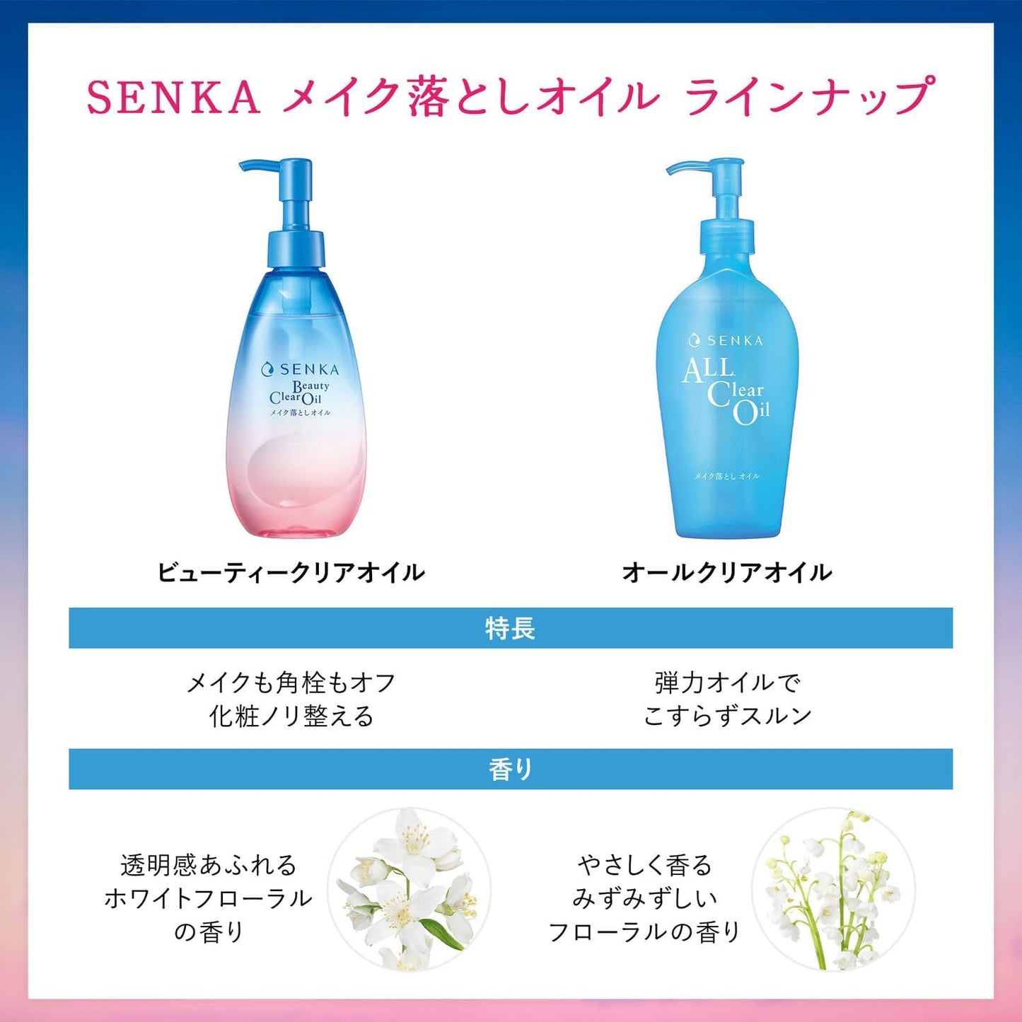 【Amazon.co.jp Exclusive】SENKA Beauty Clear Oil Main Product 200ml + Bonus 【Cleansing Oil Makeup Remover Face Makeup Remover Oil Cleansing】 Keratin Makeup Pores Dirt Mascara