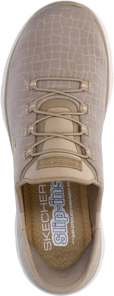 Skechers 150128W Women's Slip-Ins, Summits Classy Night, Can Be Worn Without Hands, Wide, SUMMITS CLASSY NIGHT TPGD (Taupe Gold) 24.5cm (USA7.5), TPGD (Taupe Gold)
