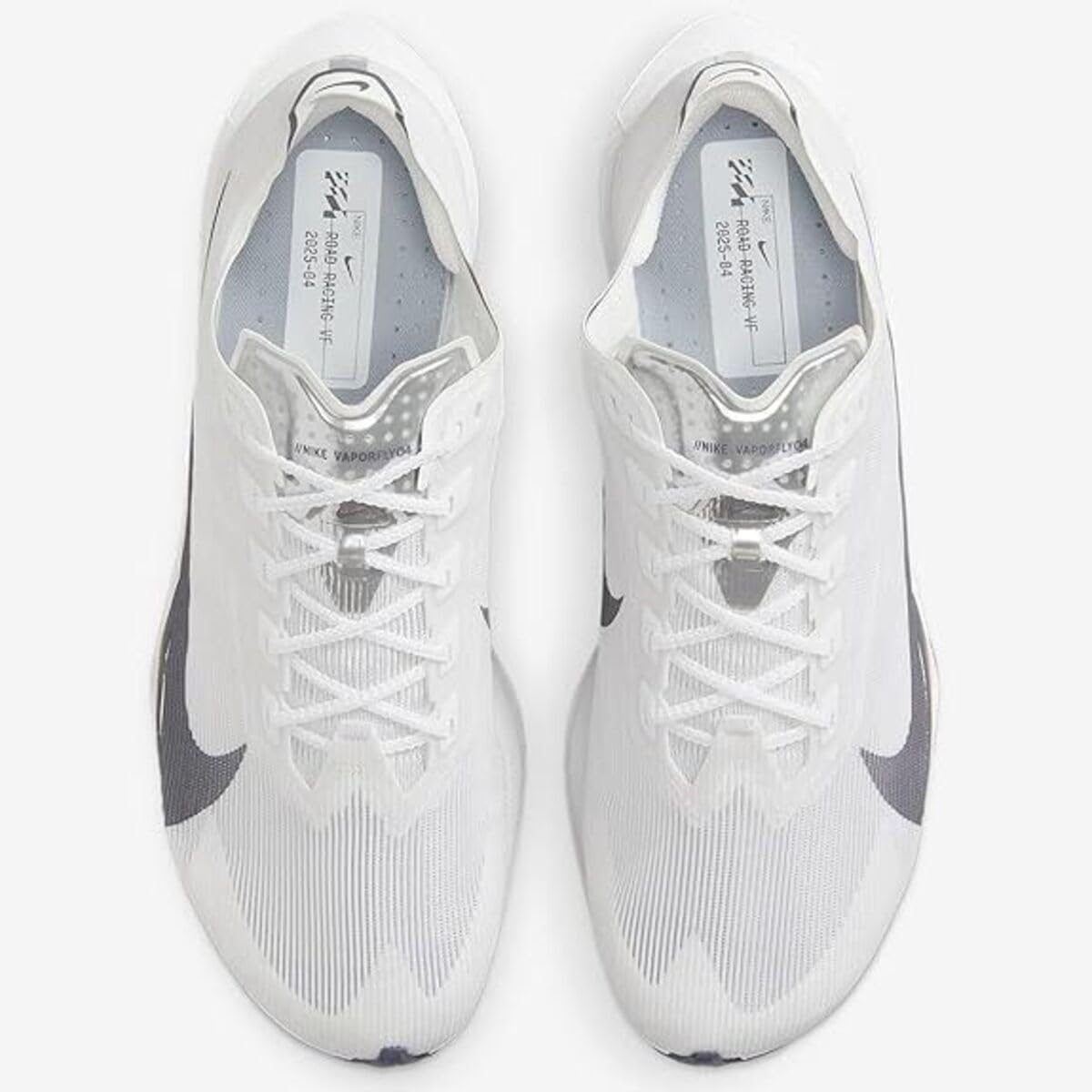 Nike HF6414-100 VaporFly 4 White/Obsidian Mist/Pure Platinum/Grid Iron