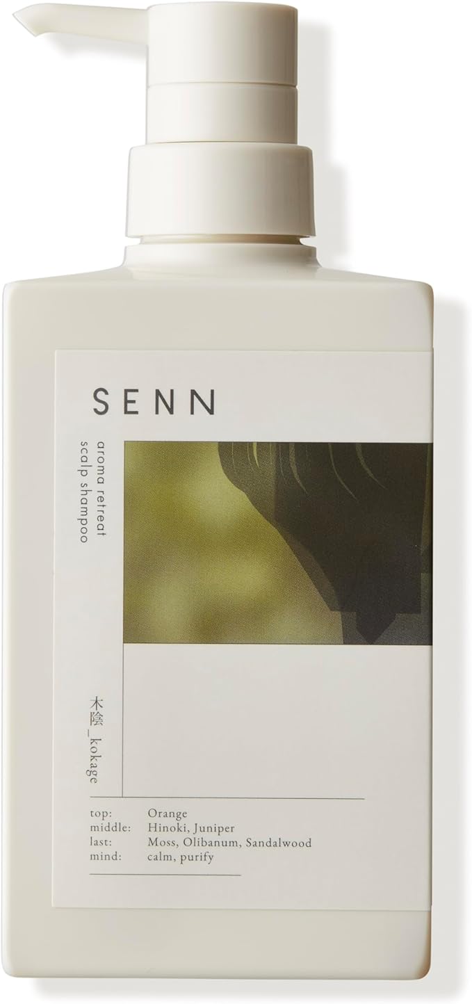 SENN Scalp Treatment Shampoo (Shin _kokage) Non-Silicone Shampoo (No Rinse or Conditioner Required), Scalp Care, Keratin, Hematin