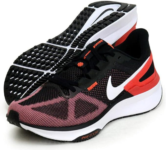 Nike DJ7883 Air Zoom Structure 25 10.4 inches (26.5 cm), Genuine Domestic Product, Black/University Red