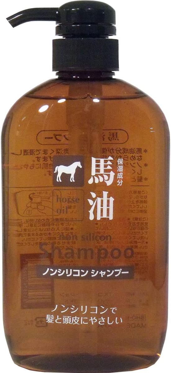 Kumano Yushi Horse Oil Shampoo 600ml