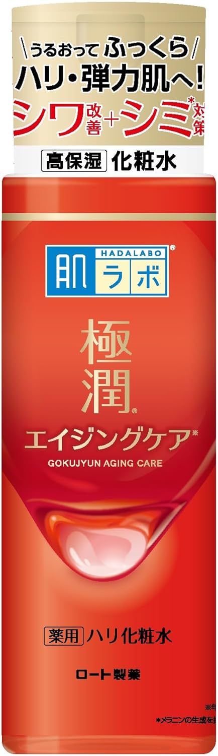 Hada Labo Gokujun Medicinal Firming Lotion Anti-Aging Care [Over-the-counter drug] Fragrance-free 170ml / 5.75 fl oz