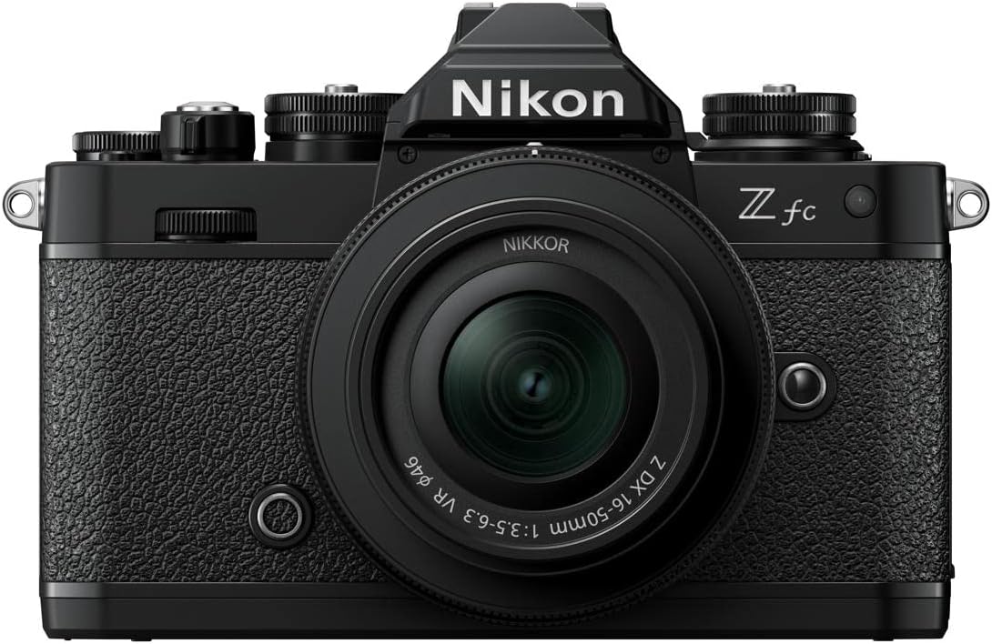 [Set] Nikon Mirrorless Single Lens Z fc Body, Black, Zfc & Nikon Wide Angle Power Zoom Lens, Nikkor Z DX 12-28mm f/3.5-5.6 PZ VR Z Mount APS-C & Lens Hood HB-112