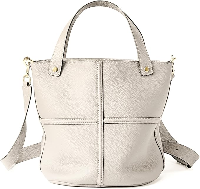 MFFOR Shoulder Bag High-Quality Genuine Leather Women's 2-Way Handbag Large Capacity High-End Casual Simple Stylish Diagonal Carry Shoulder Hand-Held Popular Commuting