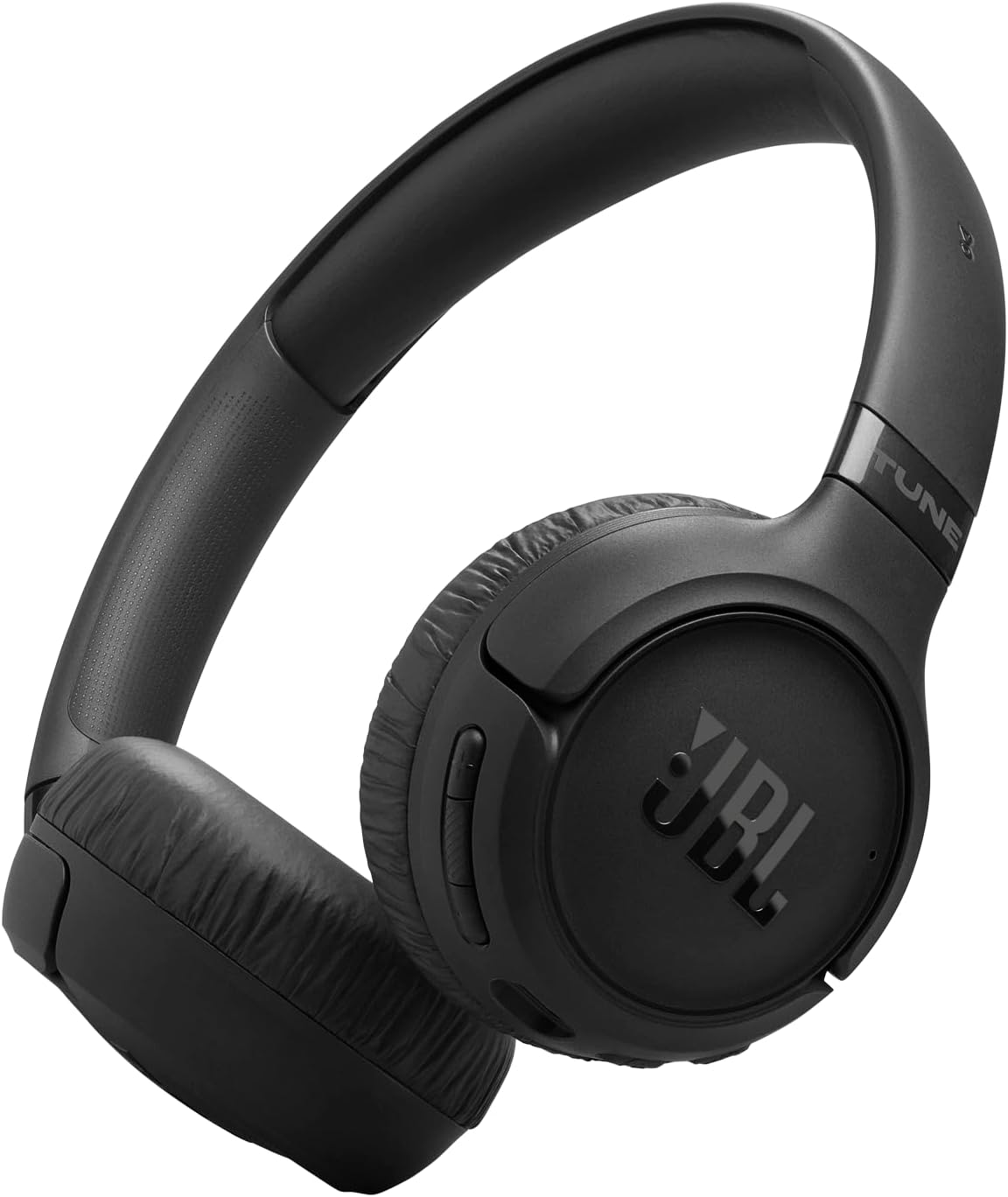 JBL TUNE 680NC On-Ear Wireless Headphones Noise Cancelling Multi-Point Wired High Resolution 76 Hours Playback (Black)