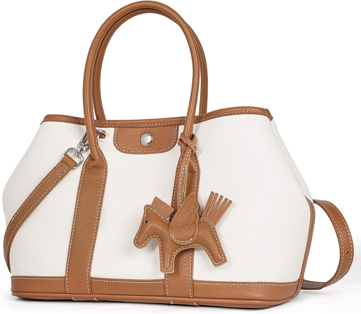 Women's Tote Bag, Handbag, Leather, Large Capacity, A4 Compatible, Lightweight, 2-Way, Shoulder Bag, Commuting, Office, Casual, Easy to Use, Fashionable, Popular, Soft, Business Bag, Shoulder