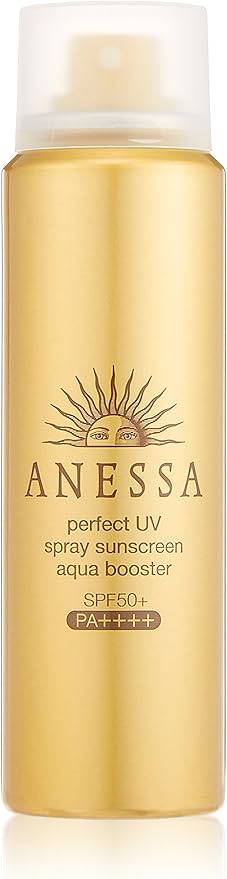 ANESSA ANESSA Perfect UV Spray Aqua Booster SPF 50+/PA++++ Refreshing Citrus Soap Scent, 1 Piece 2.1 oz (60 g)
