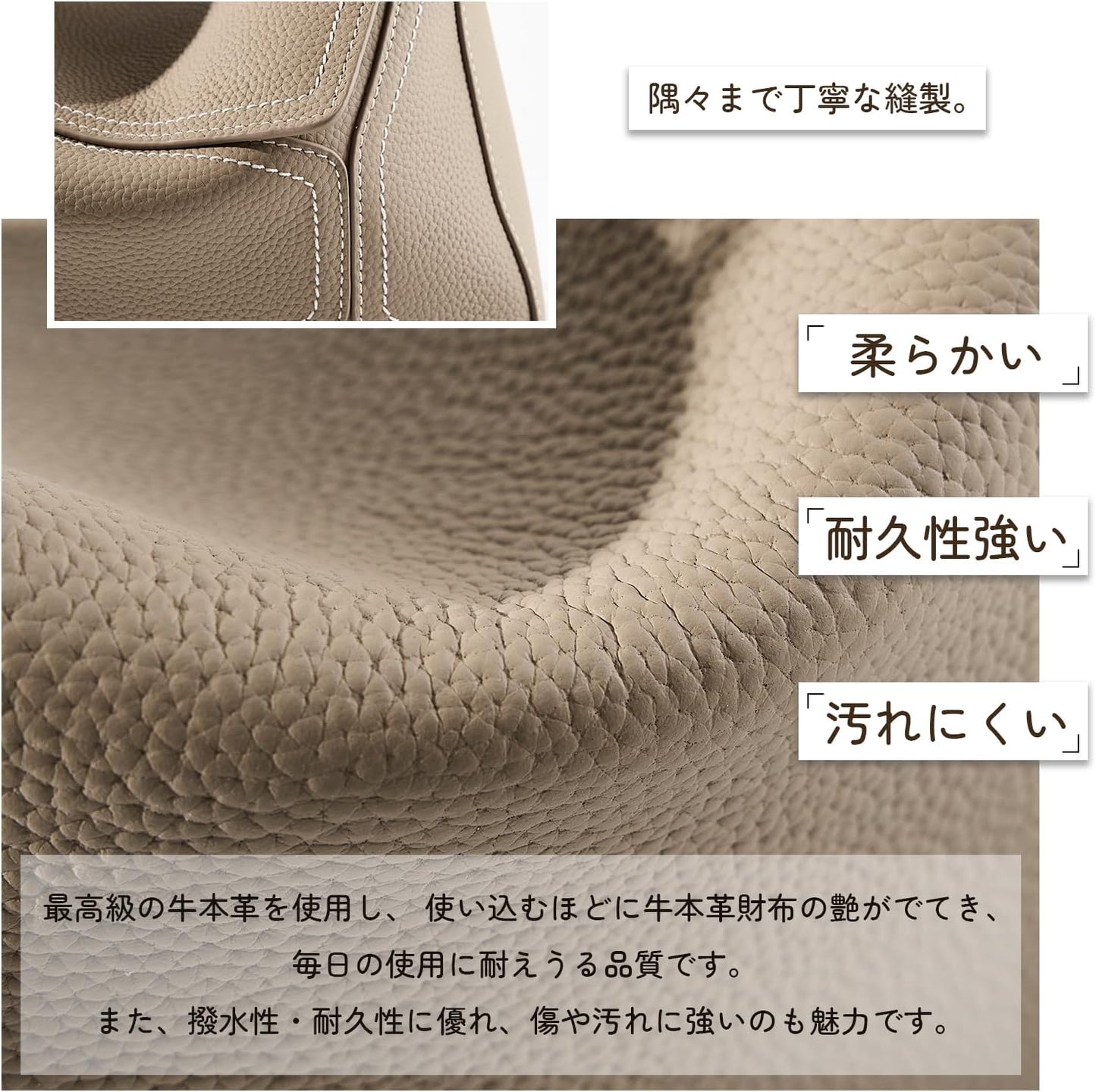 MFFOR Women's Shoulder Bag, Genuine Leather, Handbag, Large Capacity, 2 Belts, Business Bag, Shoulder Bag, Handheld, High Visibility, Office, Work, Simple, Casual, Stylish, Popular